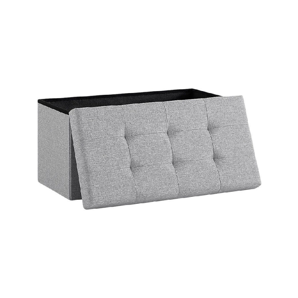 Coffre de rangement en tissu pour salon - 40 x 20 x 20