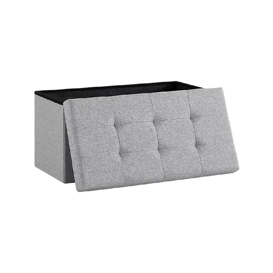 Coffre de rangement en tissu pour salon - 40 x 20 x 20