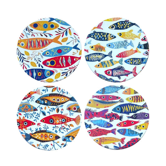 Sous-plat décoratif en céramique pour présentation des plats - 25 x 25 x 1