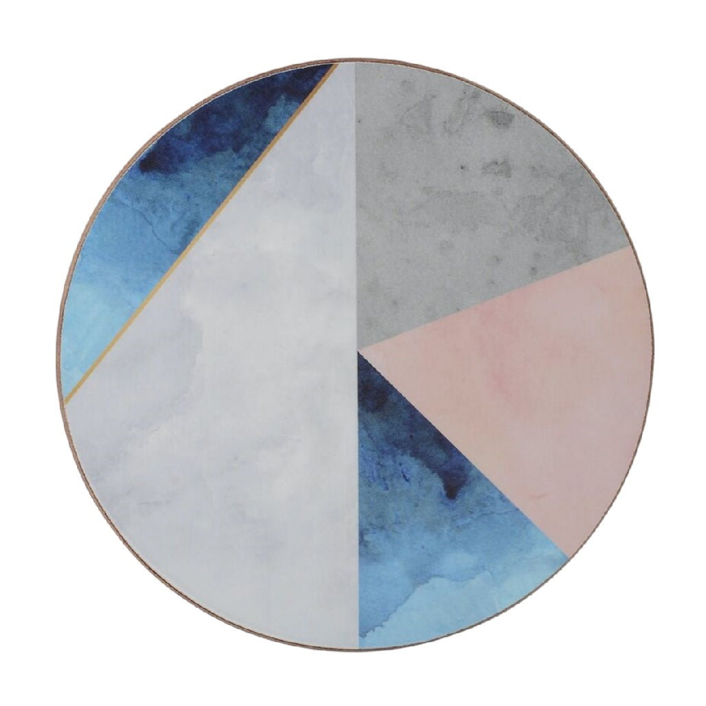 Plateau décoratif en résine pour table basse - 15 x 15 x 1