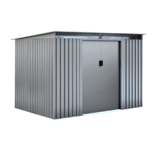 金属製の収納小屋 - 屋外用、工具やガーデン用品の保管に適した - スチール製 - 200 x 150 x 180